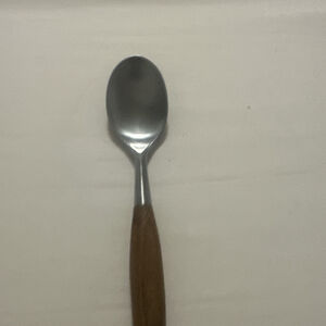 Dansk FJORD IHQ Japan Stainless Teaspoons Teak Handles 6.25”